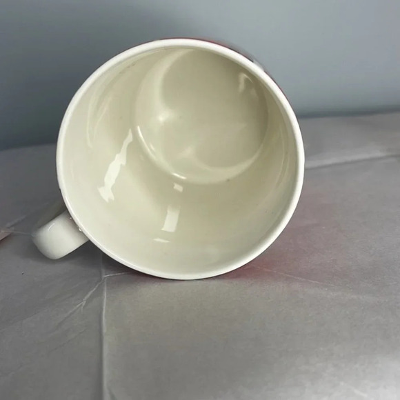 KATE SPADE Lenox Christmas Paid 10oz Mug Red 295.7ml Dishwasher Microwave Safe - Picture 3 of 5